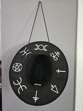 LIMITED EDITION Blackcraft Cult X ASH COSTELLO Black Wide-Brim Women’s Hat